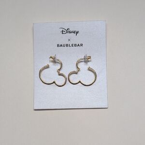Disney Gold Mickey Mouse Earrings